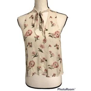 Forever 21 Sleeveless Floral Blouse